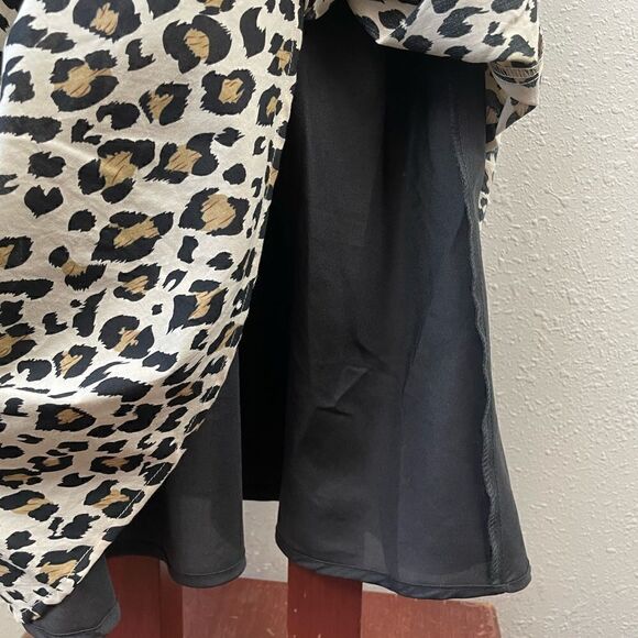 Sheri Martin Leopard Print Two-Piece Matching Outfit Size 10 EUC - Picture 13 of 13
